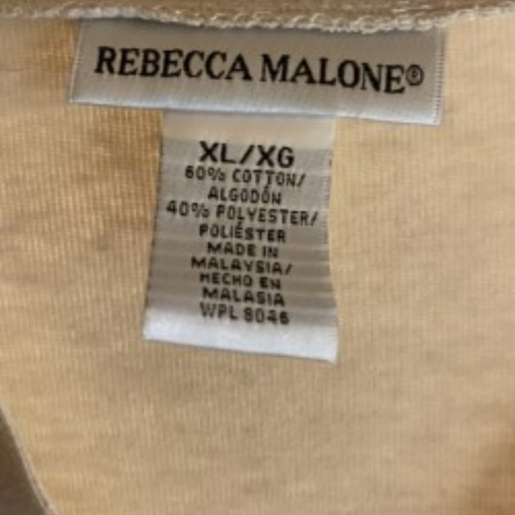 Rebecca Malone: Dressy V-Neck T-shirt - Picture 4 of 4